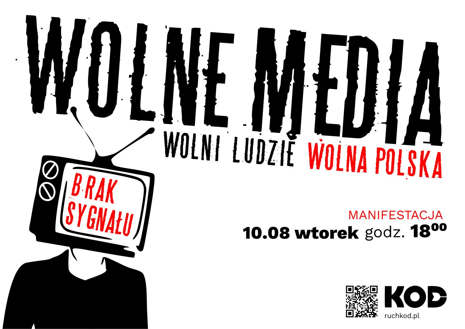 Wolne Media Wolni Ludzie Wolna Polska Kod Komitet Obrony Demokracji 7209